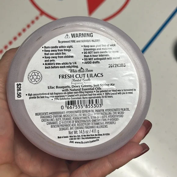 New 3 wick White Barn Candle - Picture 3 of 7